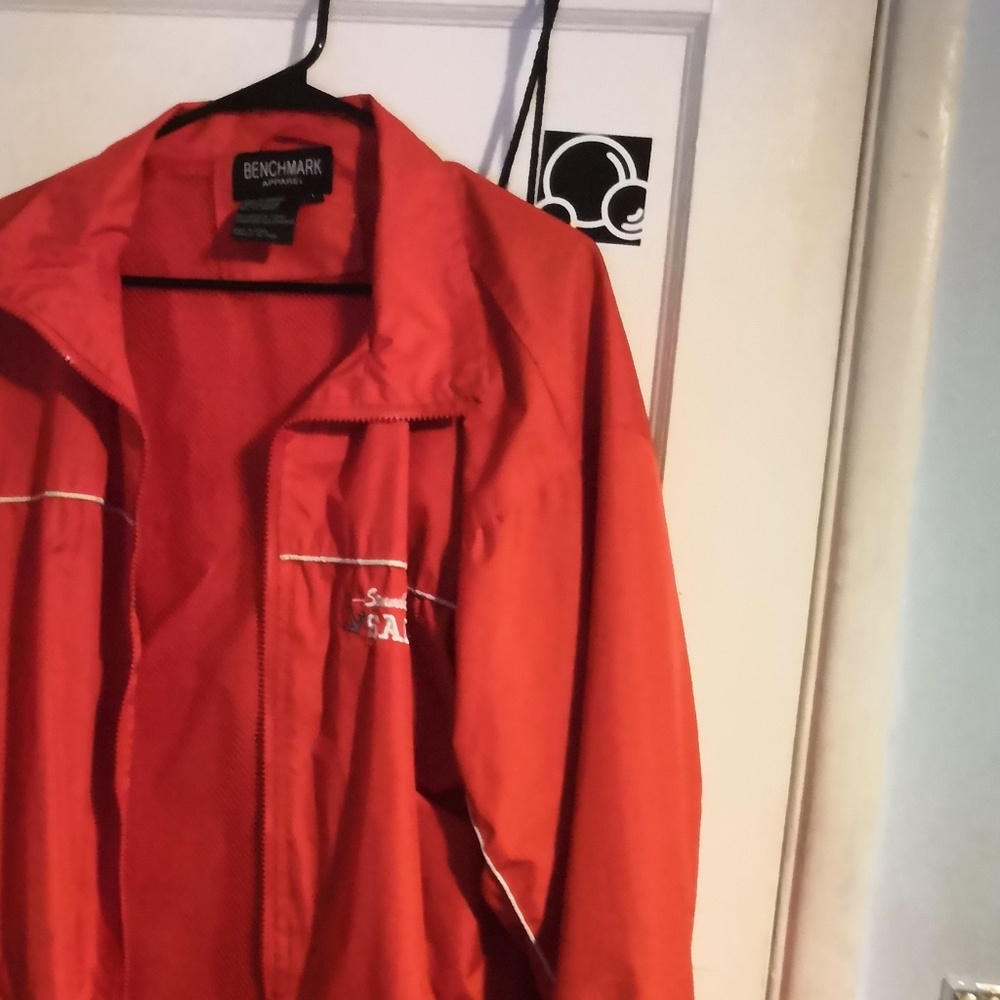 Red Vintage windbreaker
